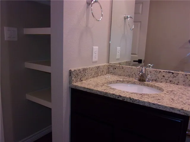 a view of an empty room