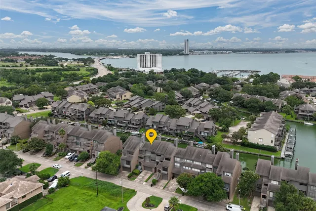 a aerial view of a house