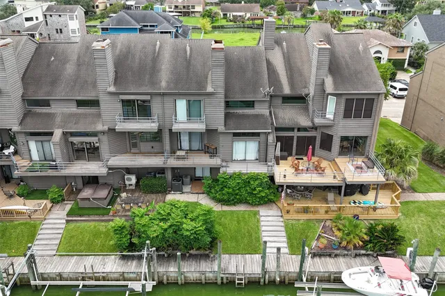 a bird view of a house