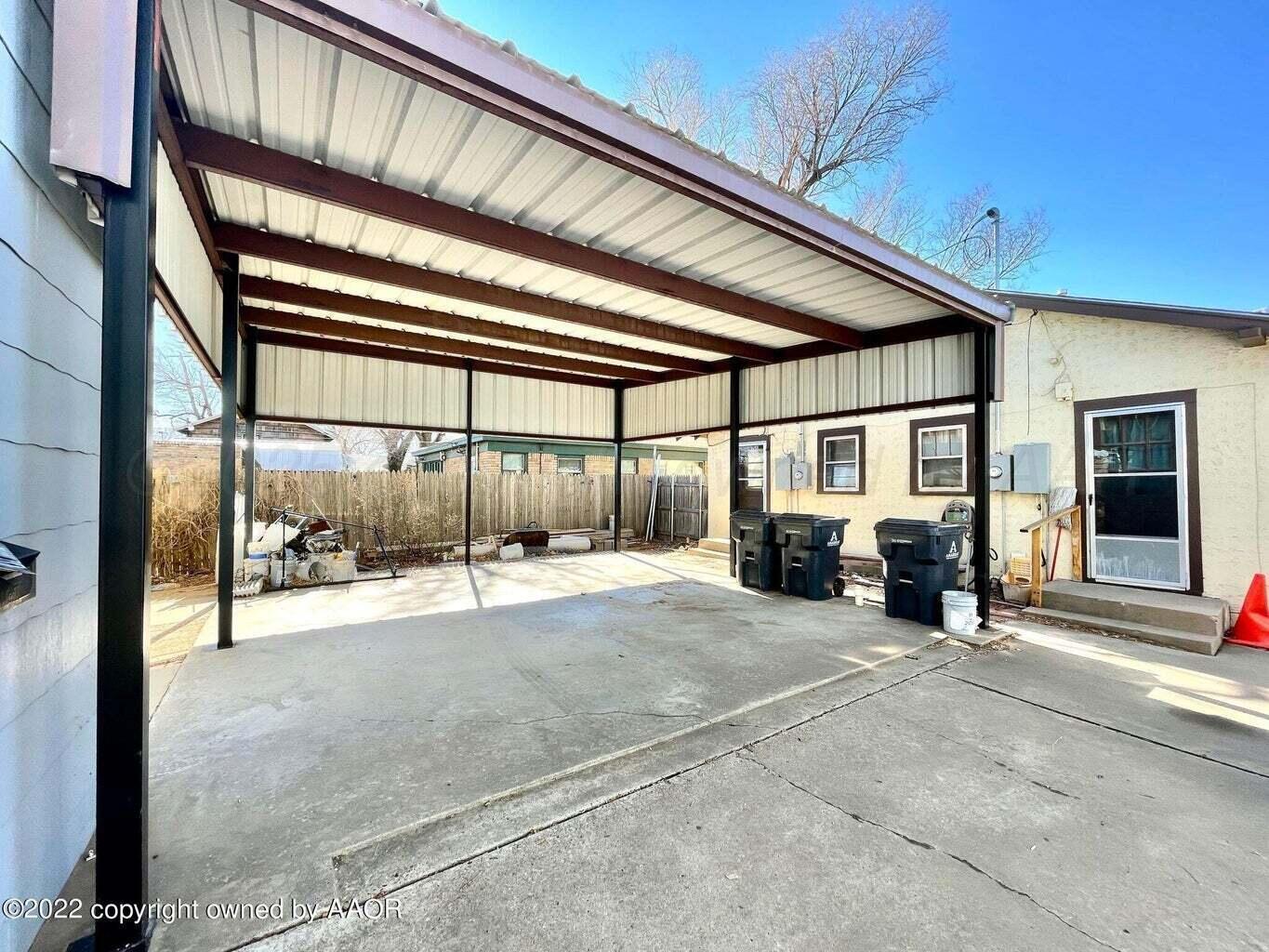3701 South Van Buren Street Amarillo, TX 79110 - Photo 22 of 27 carport