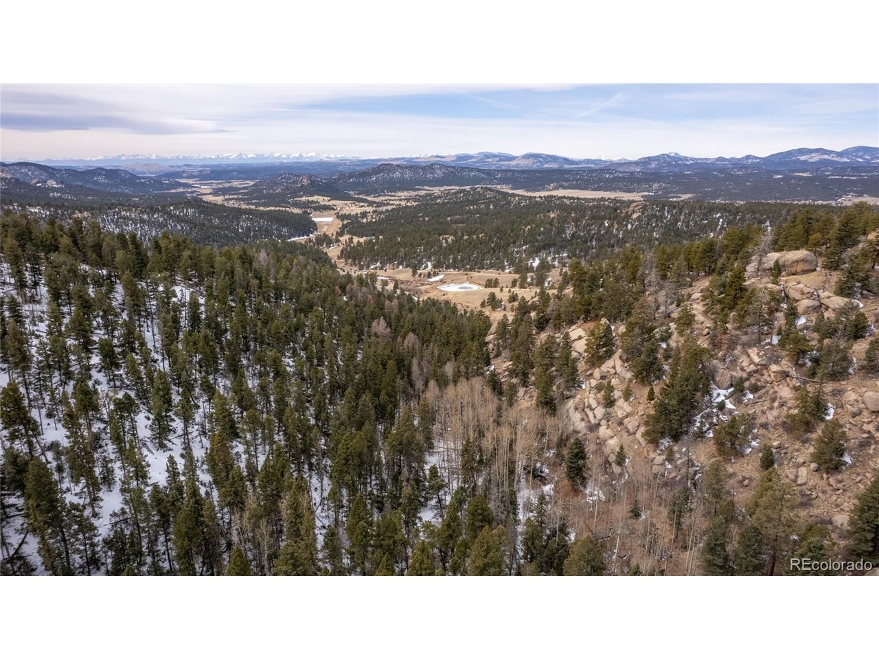 3388 North Mountain Estates Road Florissant, CO 80816 - Photo 21 of 36 a view of city and mountain