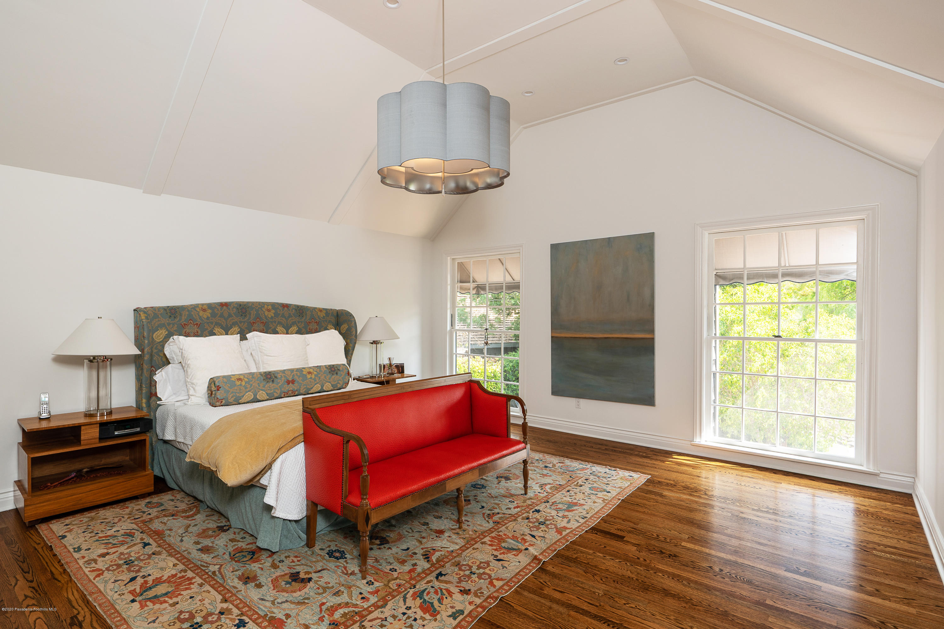 700 Laguna Road Pasadena, CA 91105 - Photo 14 of 31 a bed room with a bed and a window