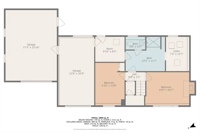 a picture of a floor plan
