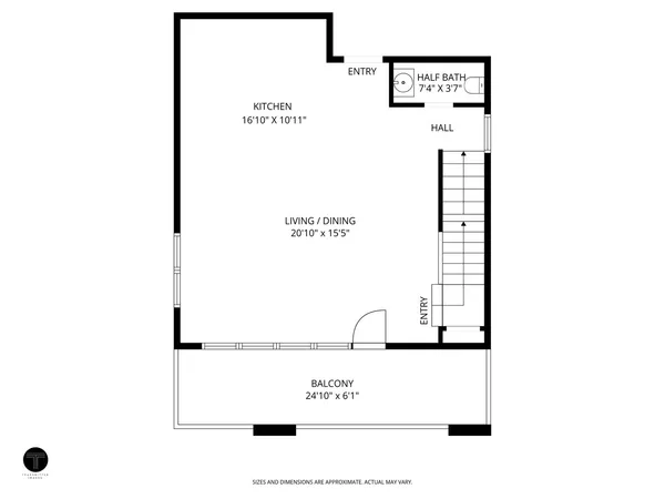 a picture of a floor plan