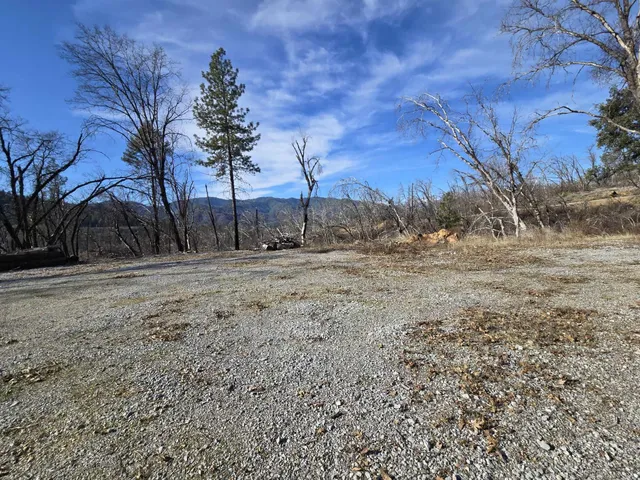 a backyard of a house