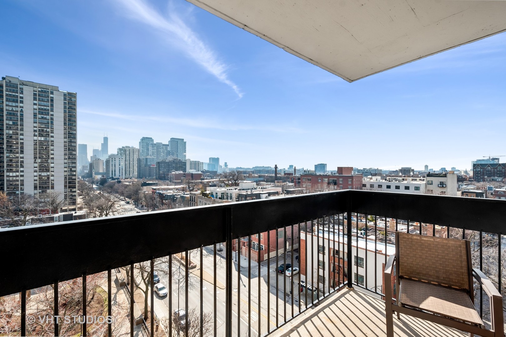 Undisclosed Address Chicago, IL 60610 - Photo 12 of 16 a view of city from a balcony
