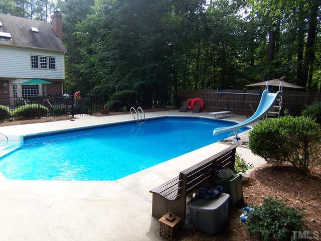 10769 Trego Trail Raleigh, NC 27614 - Photo 22 of 25 Beautifully maintained secluded in-ground pool! Swimming Pool/Hot Tub/Sauna