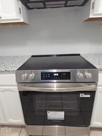 a close view of stove