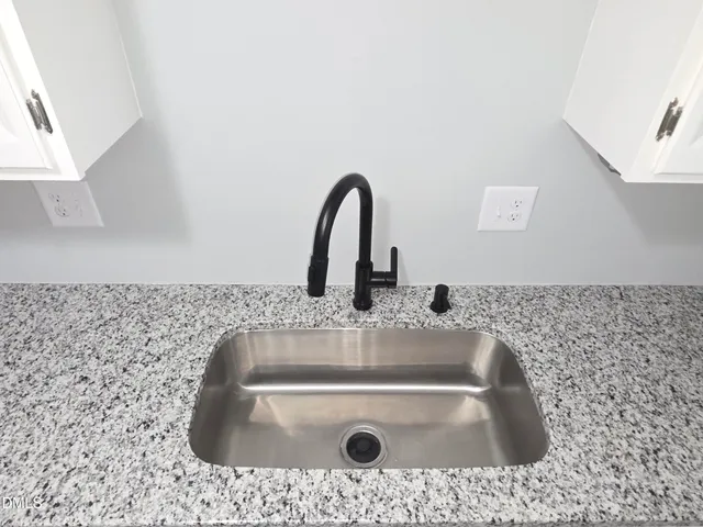 a close view of sink and tap