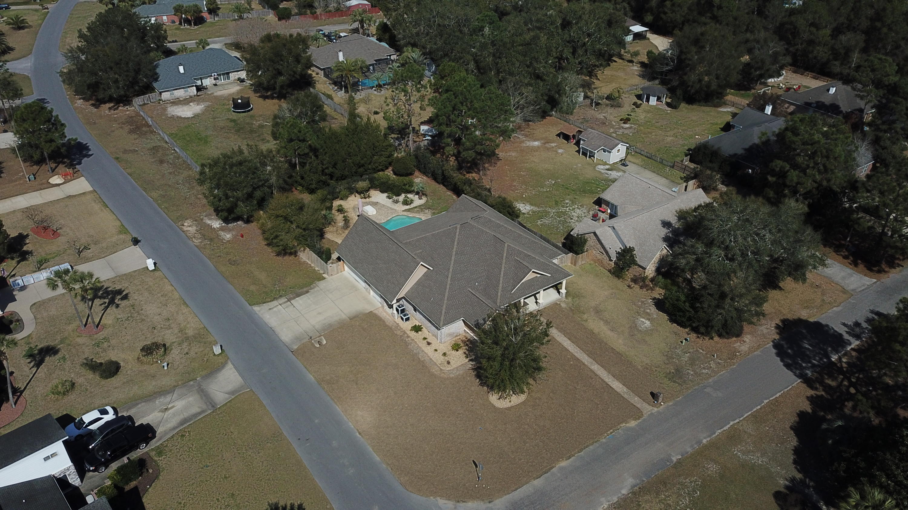2497 Crescent Road Navarre, FL 32566 - Photo 49 of 51 an aerial view of residential house with outdoor space