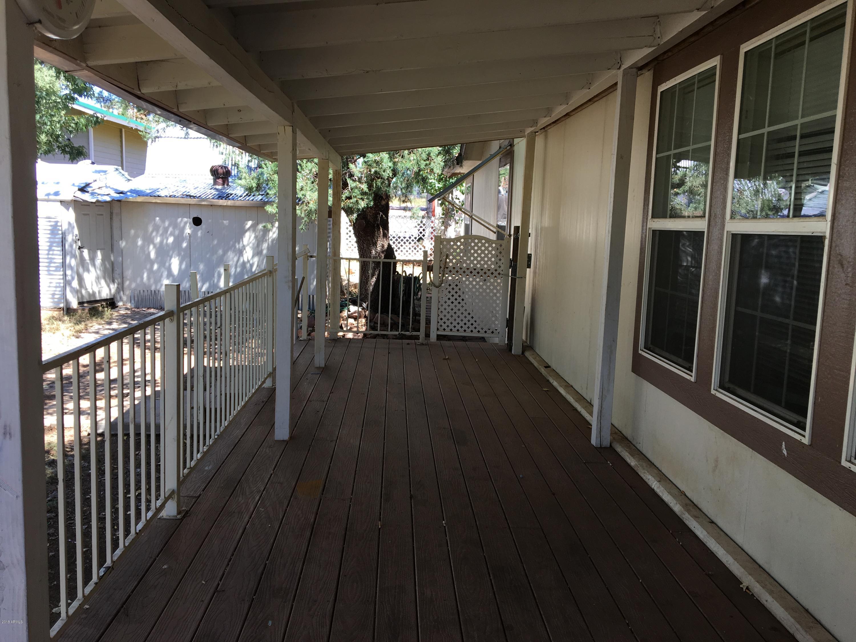 8221 Mescalero Road Payson, AZ 85541 - Photo 8 of 19 Large Covered deck