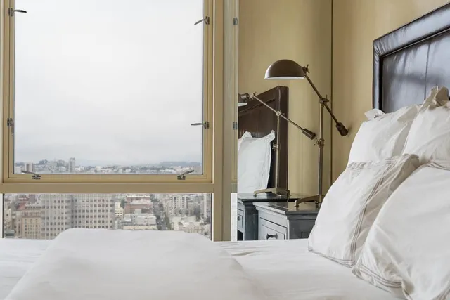 a view of a living room with furniture