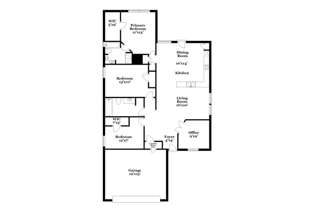 a picture of a floor plan
