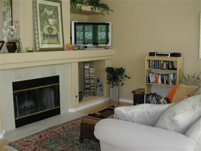 1461 Hawk Crest Place Santa Rosa, CA 95409 - Photo 5 of 9 a living room with furniture and a fireplace