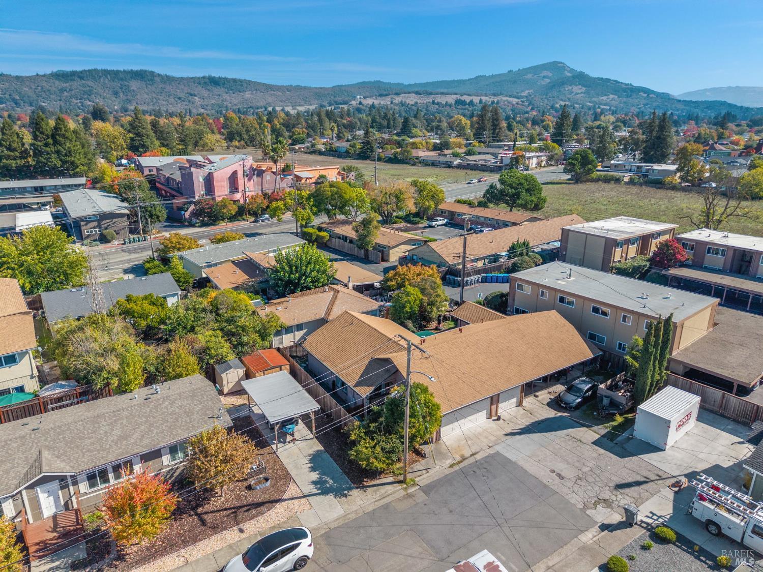 1222 Jacky Drive Santa Rosa, CA 95405 - Photo 2 of 21 an aerial view of a house with a ocean view