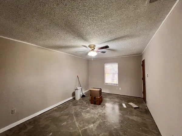 a view of a livingroom with a window
