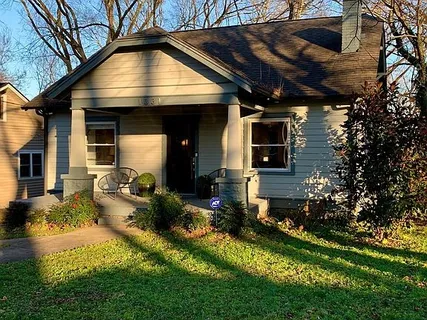 a front view of house with yard