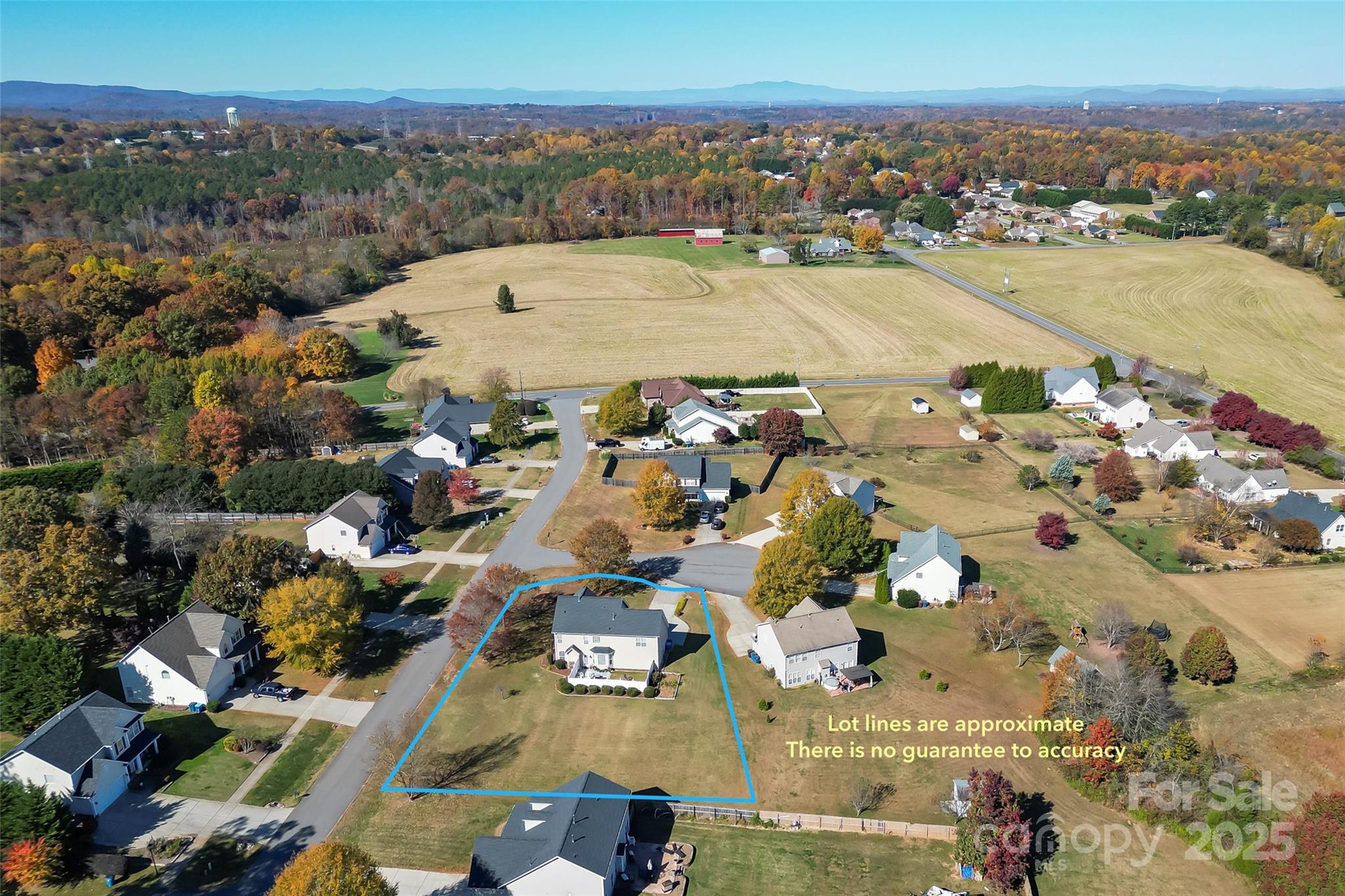 1450 Jc Raulston Court Hickory, NC 28602 - Photo 33 of 35 an aerial view of residential houses with outdoor space