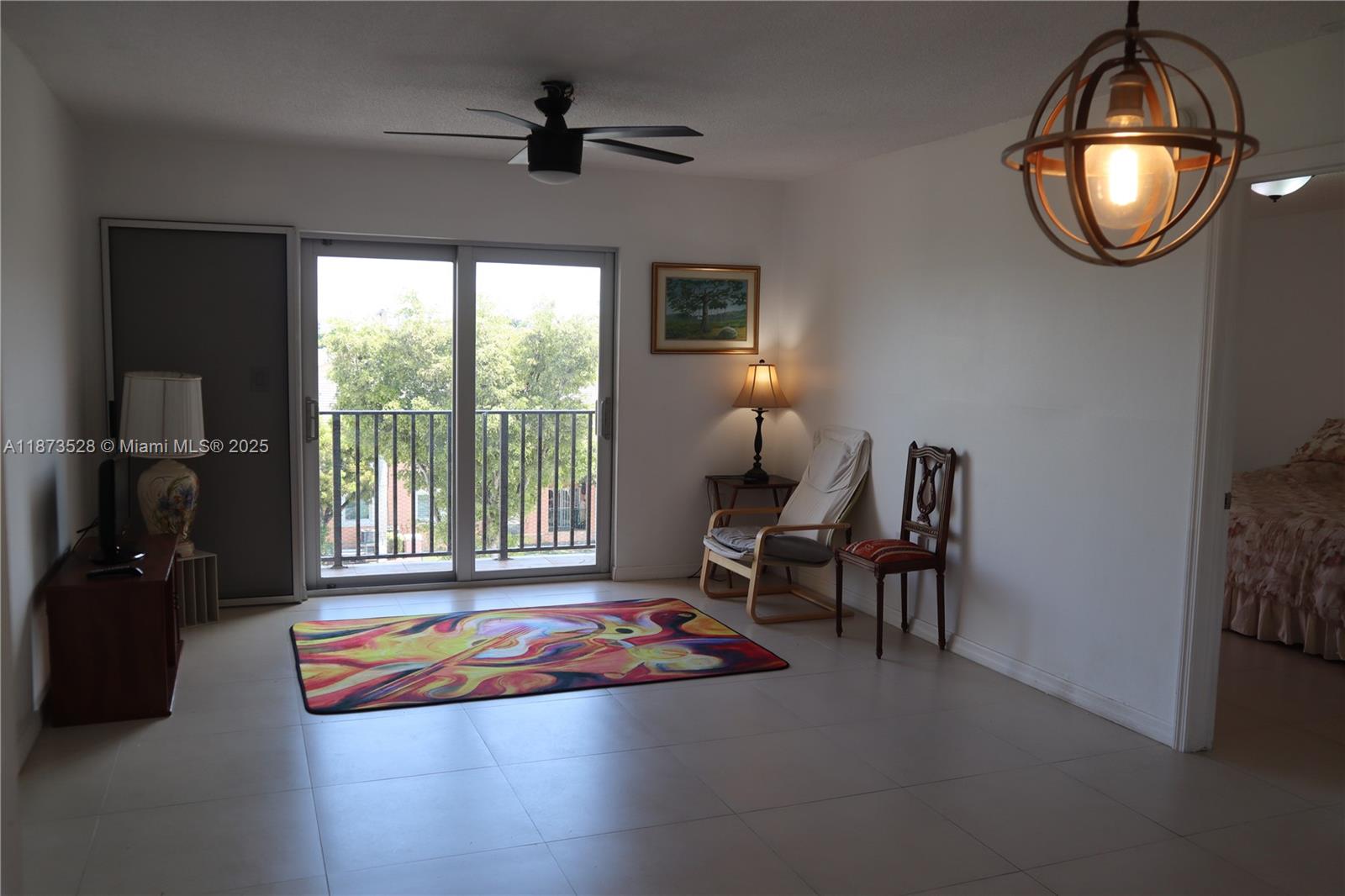 a very nice looking room with a large window