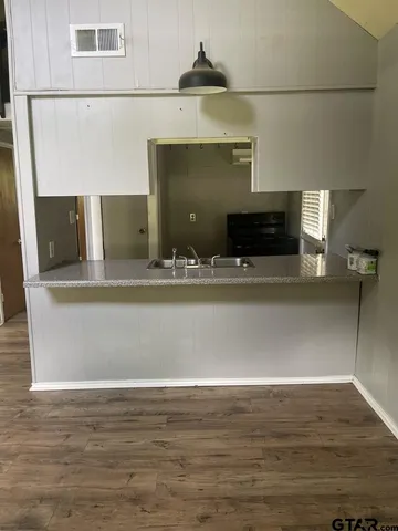 a view of granite counter top