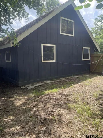 a backyard of a house