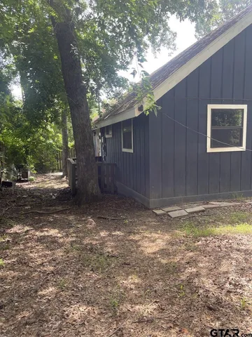 a backyard of a house