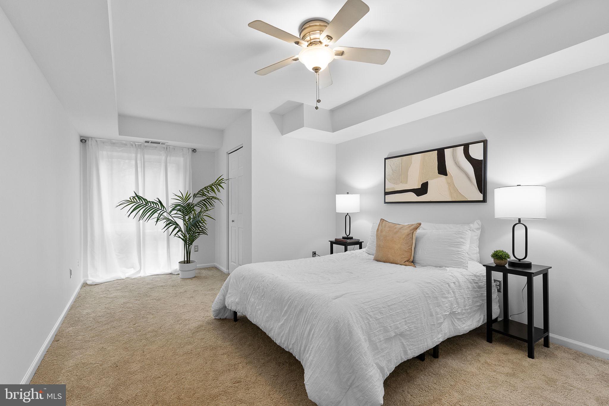 6137 Edsall Road, Unit B Alexandria, VA 22304 - Photo 4 of 28 Spacious Primary Bedroom