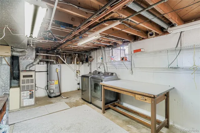 a view of a storage room