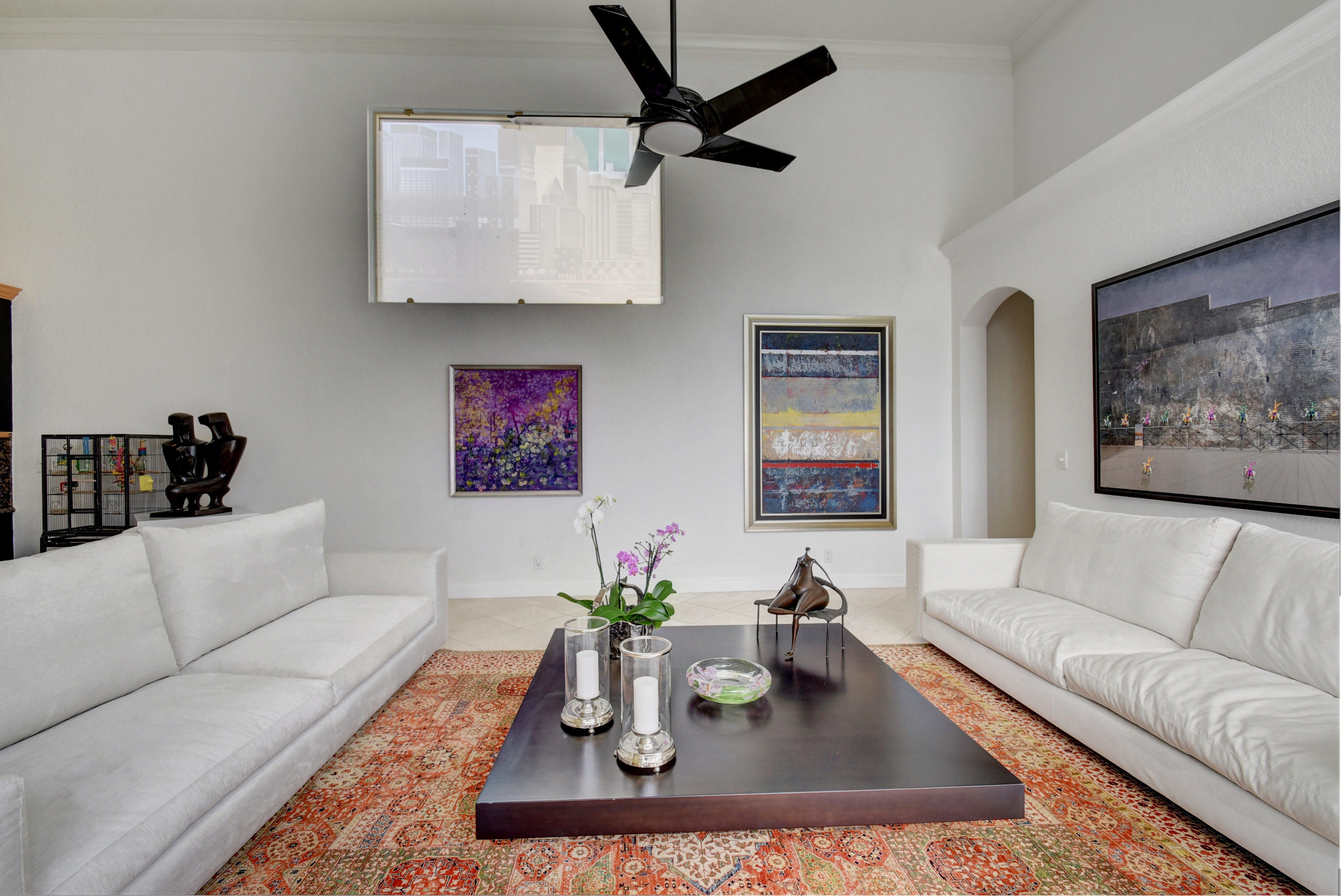 6501 Northwest 39th Terrace Boca Raton, FL 33496 - Photo 7 of 30 Living Room and High Ceilings