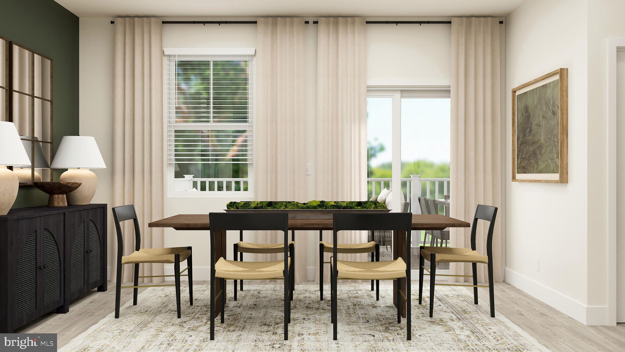 7266 Contee Road Laurel, MD 20707 - Photo 5 of 19 a view of a dining room with furniture and a window