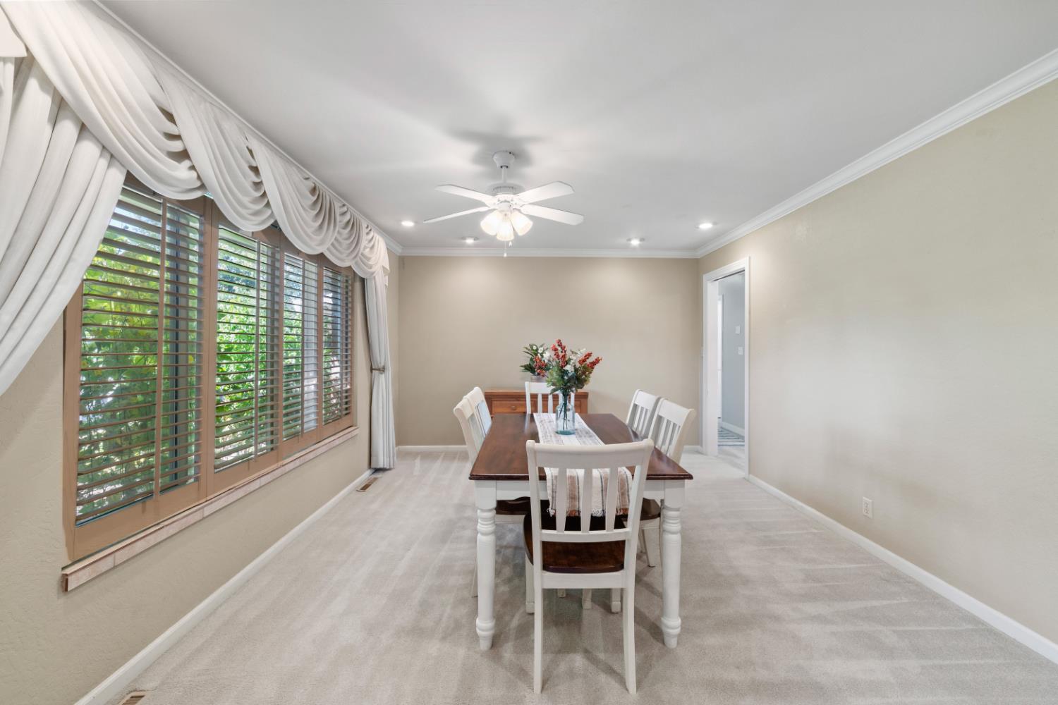 1880 Magnolia Street Gridley, CA 95948 - Photo 23 of 95 *This picture is from the previous listing to show the formal dining room. While it is currently being utilized as a fourth bedroom (doors have been installed), it could easily be used as formal dining, office, etc.*