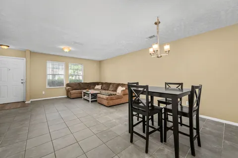 a view of a livingroom and dining room