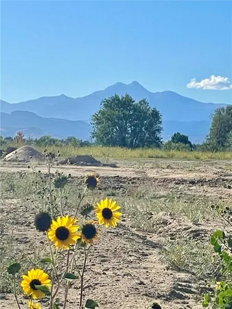 a view of an ocean and a mountain