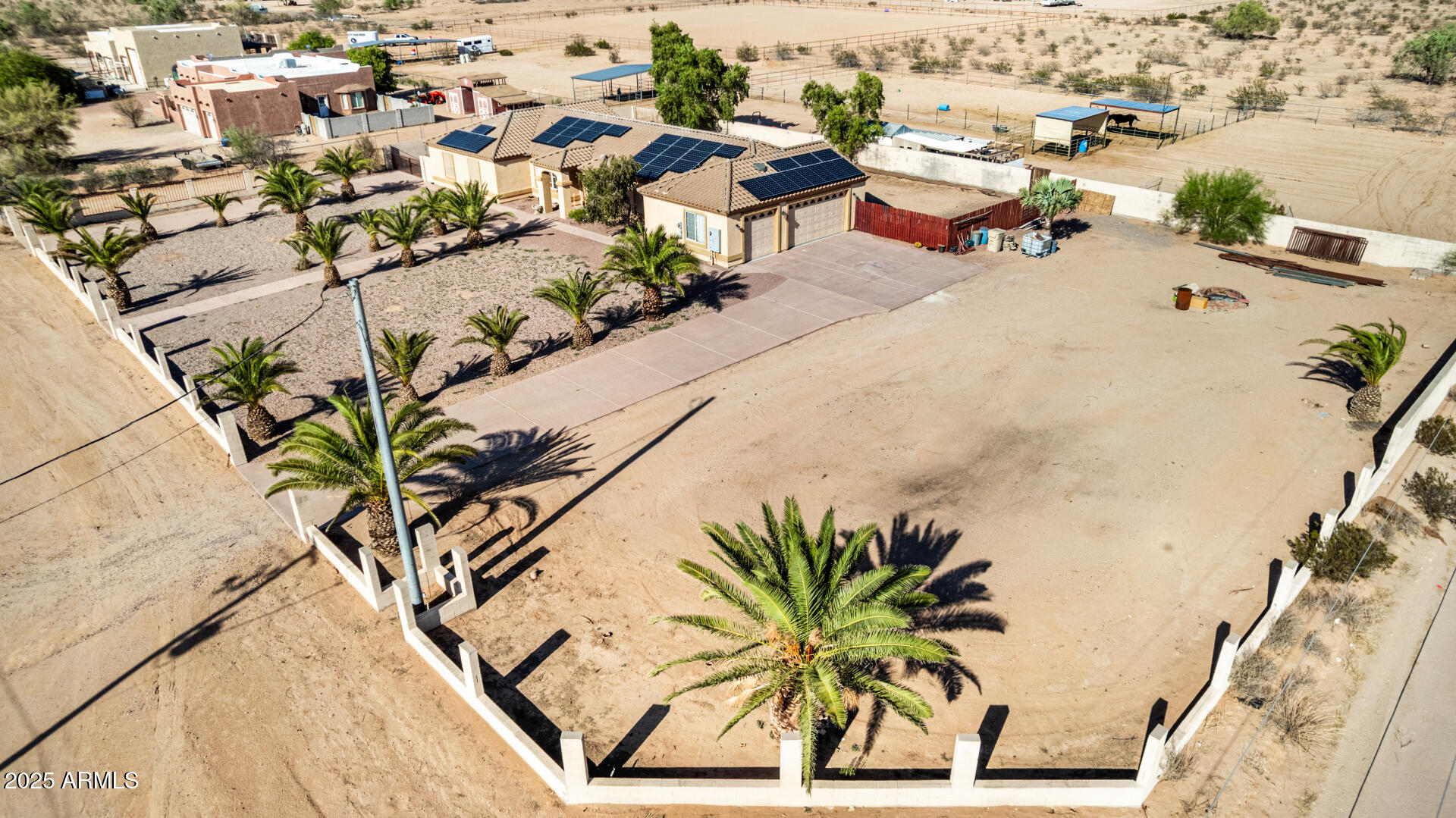 11381 Warrior Road Casa Grande, AZ 85193 - Photo 40 of 73 an aerial view of a swimming pool with outdoor seating