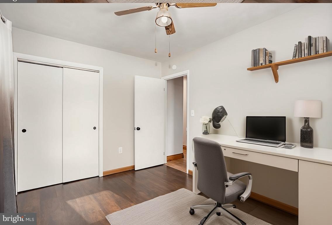 1081 Beaver Creek Road Hanover, PA 17331 - Photo 20 of 33 a view of a workspace with furniture and wooden floor