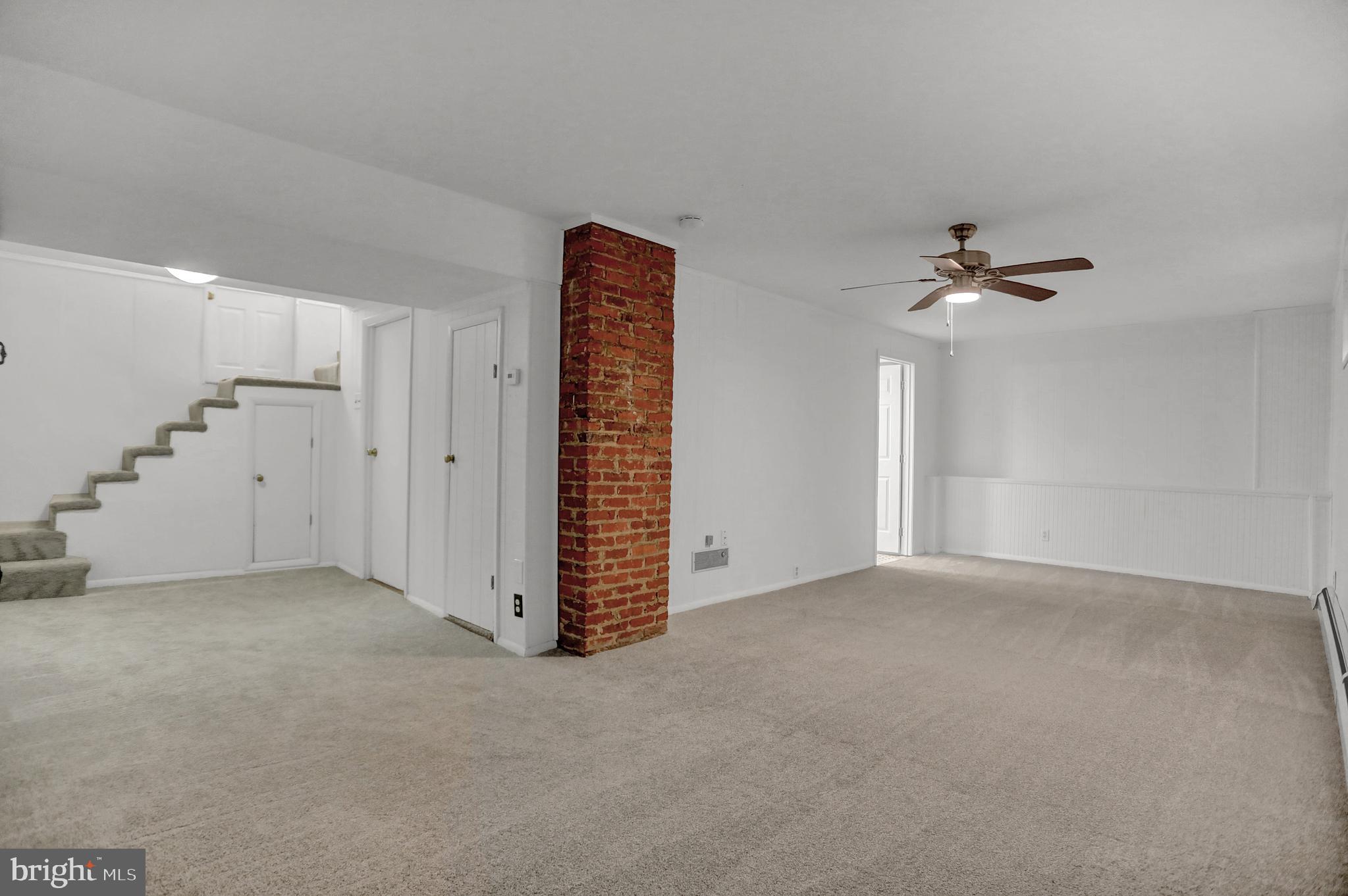 616 Hollen Road Baltimore, MD 21212 - Photo 24 of 39 Lower level with ceiling fan