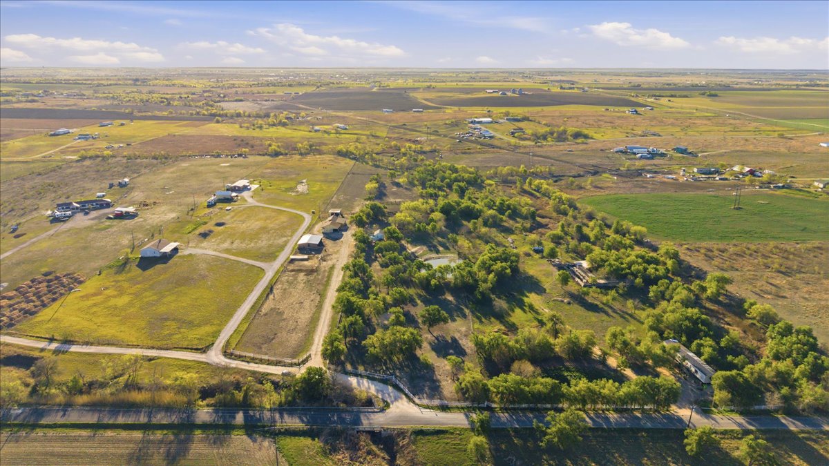 17309 Skog Road Elgin, TX 78621 - Photo 16 of 17 Aerial overview of property's location featuring rural landscape and abundant farmland