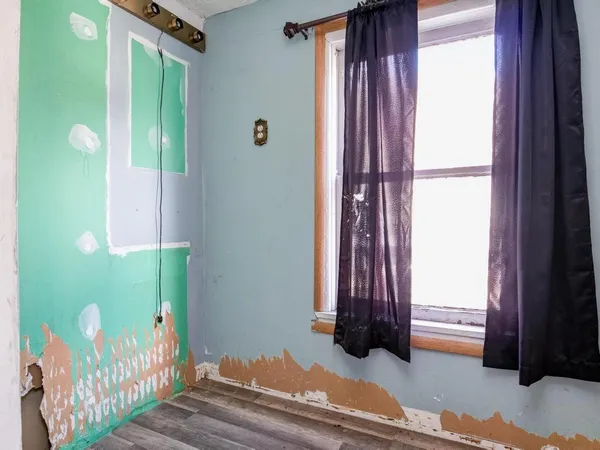 a view of under construction room and staircase