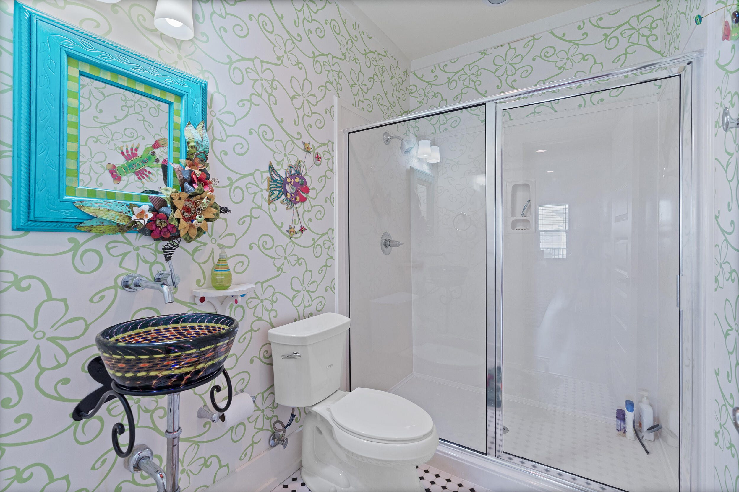 34 Blue Dolphin Loop Inlet Beach, FL 32461 - Photo 40 of 45 a bathroom with a toilet a sink and a shower