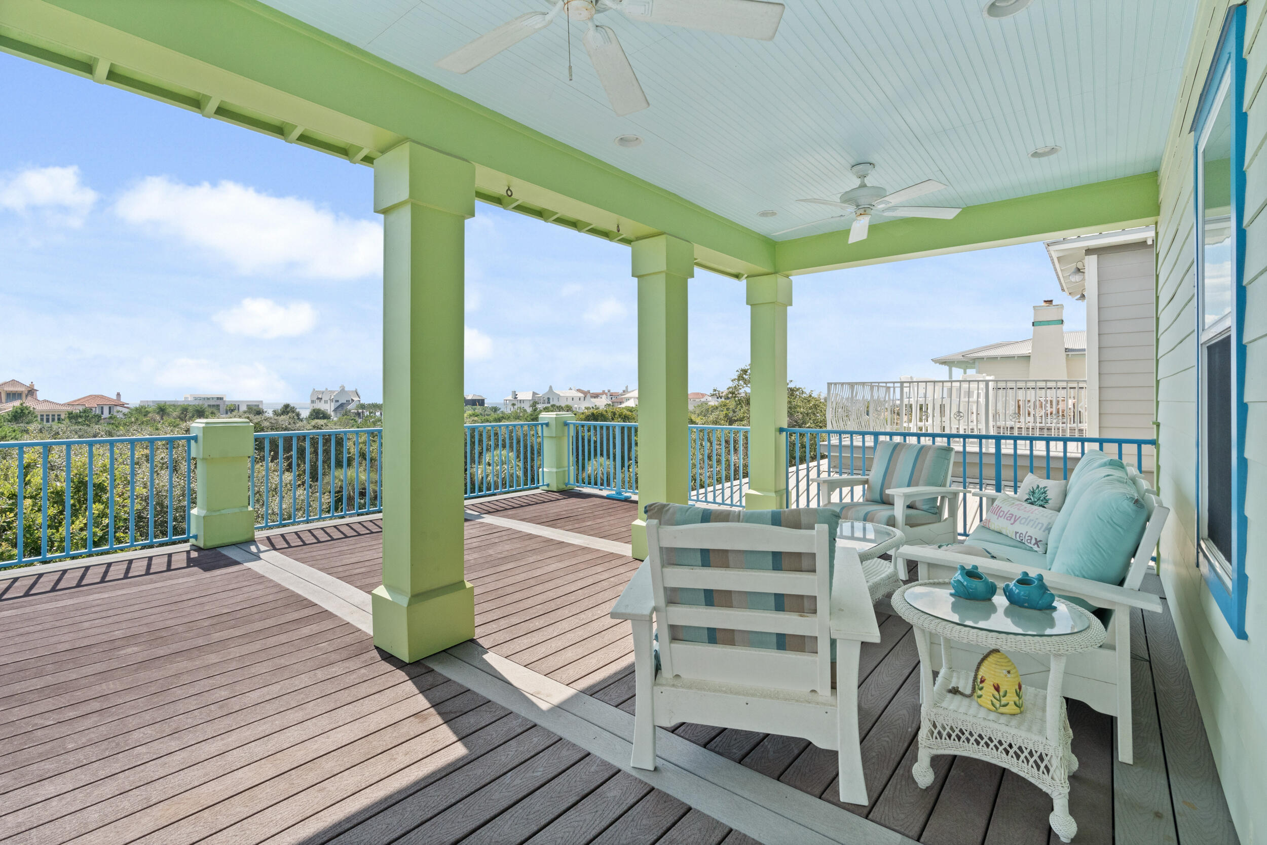 34 Blue Dolphin Loop Inlet Beach, FL 32461 - Photo 44 of 45 a view of balcony with furniture