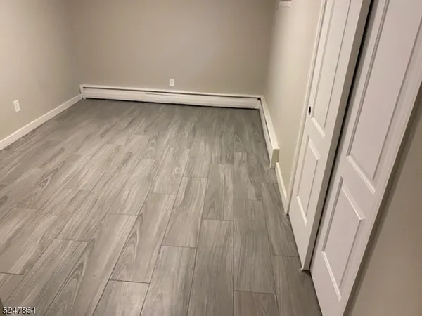 a view of wooden floor in a room