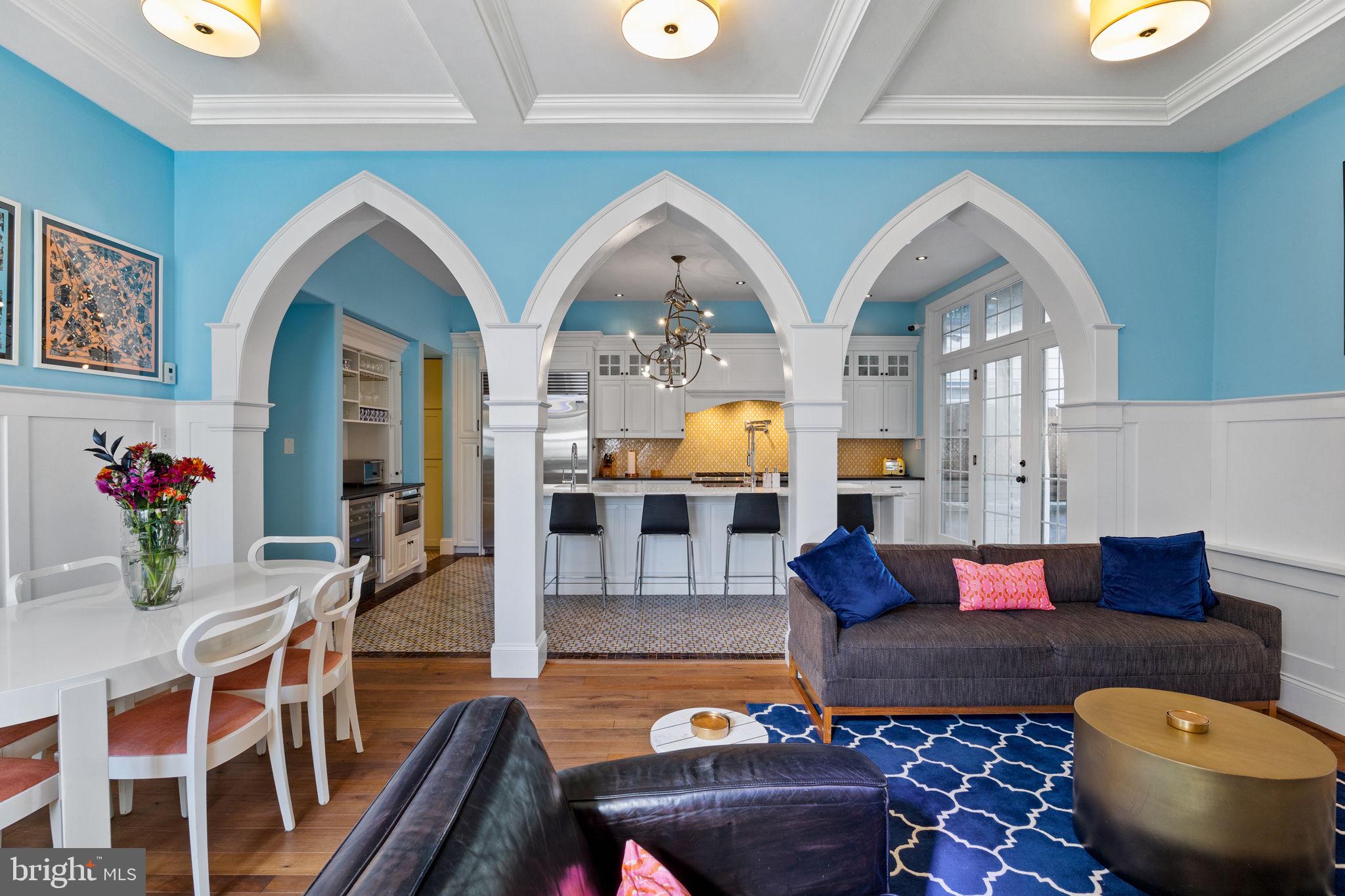 308 Monastery Avenue Philadelphia, PA 19128 - Photo 17 of 70 a living room with furniture fireplace and wooden floor