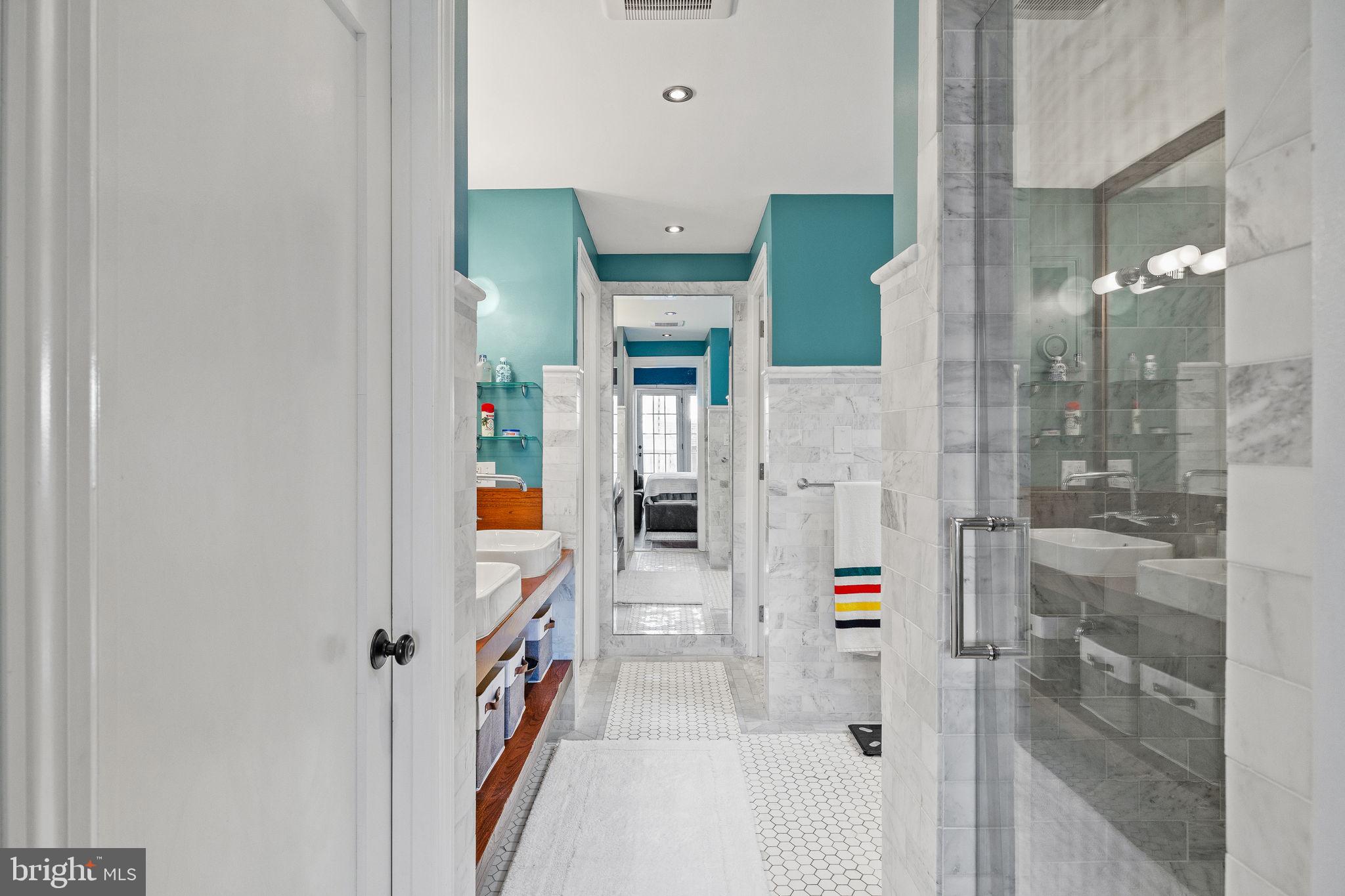 308 Monastery Avenue Philadelphia, PA 19128 - Photo 46 of 70 a bathroom with a bathtub and a shower