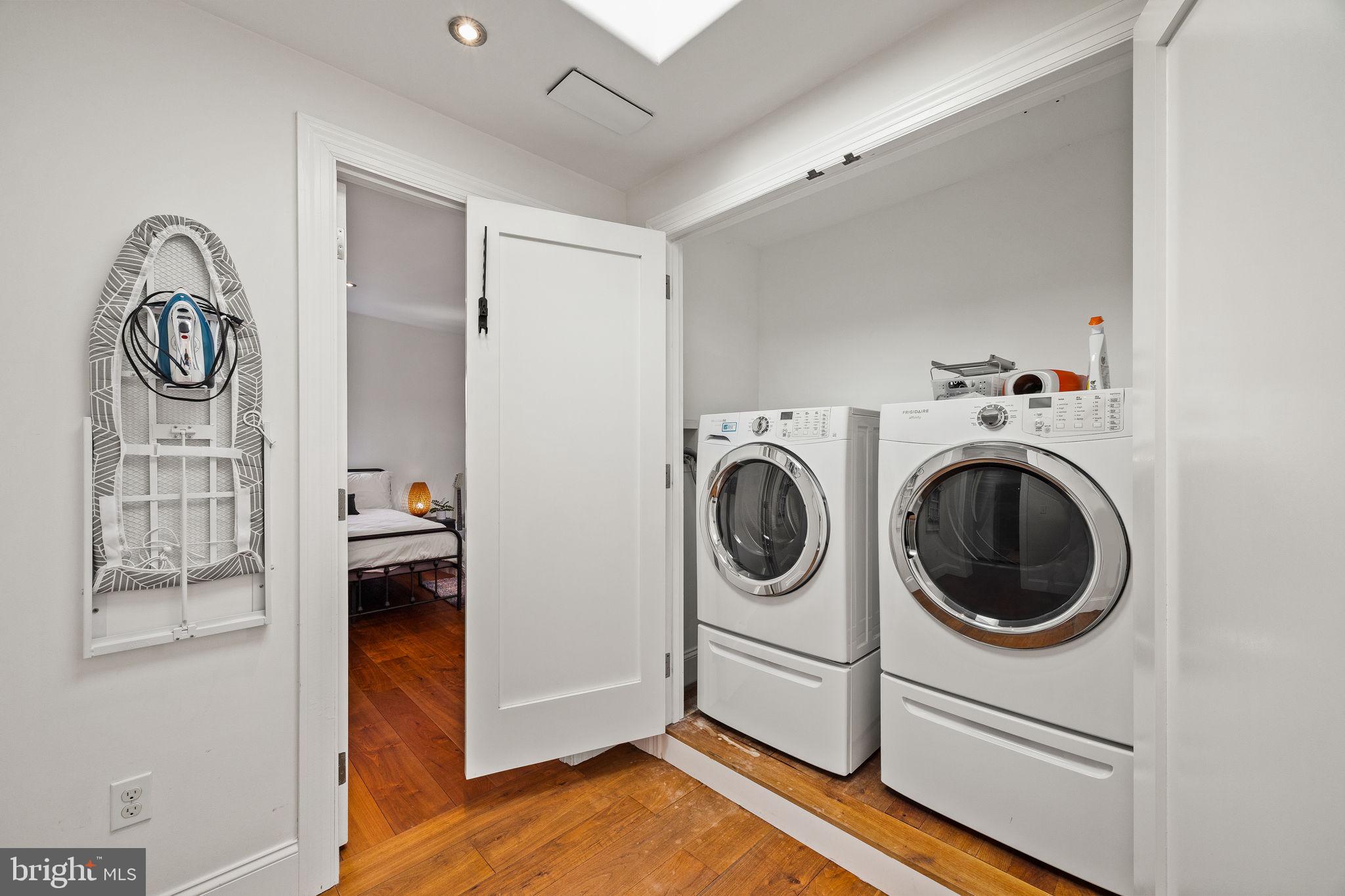 308 Monastery Avenue Philadelphia, PA 19128 - Photo 53 of 70 a view of a storage & utility room with washer and dryer