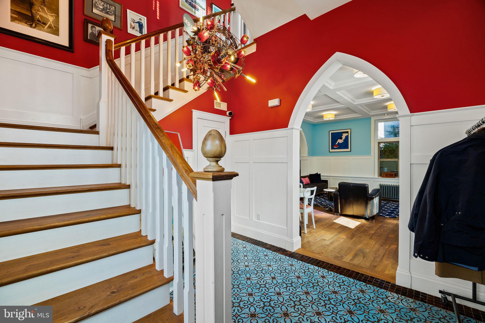 308 Monastery Avenue Philadelphia, PA 19128 - Photo 8 of 70 a view of entryway and hall with wooden floor