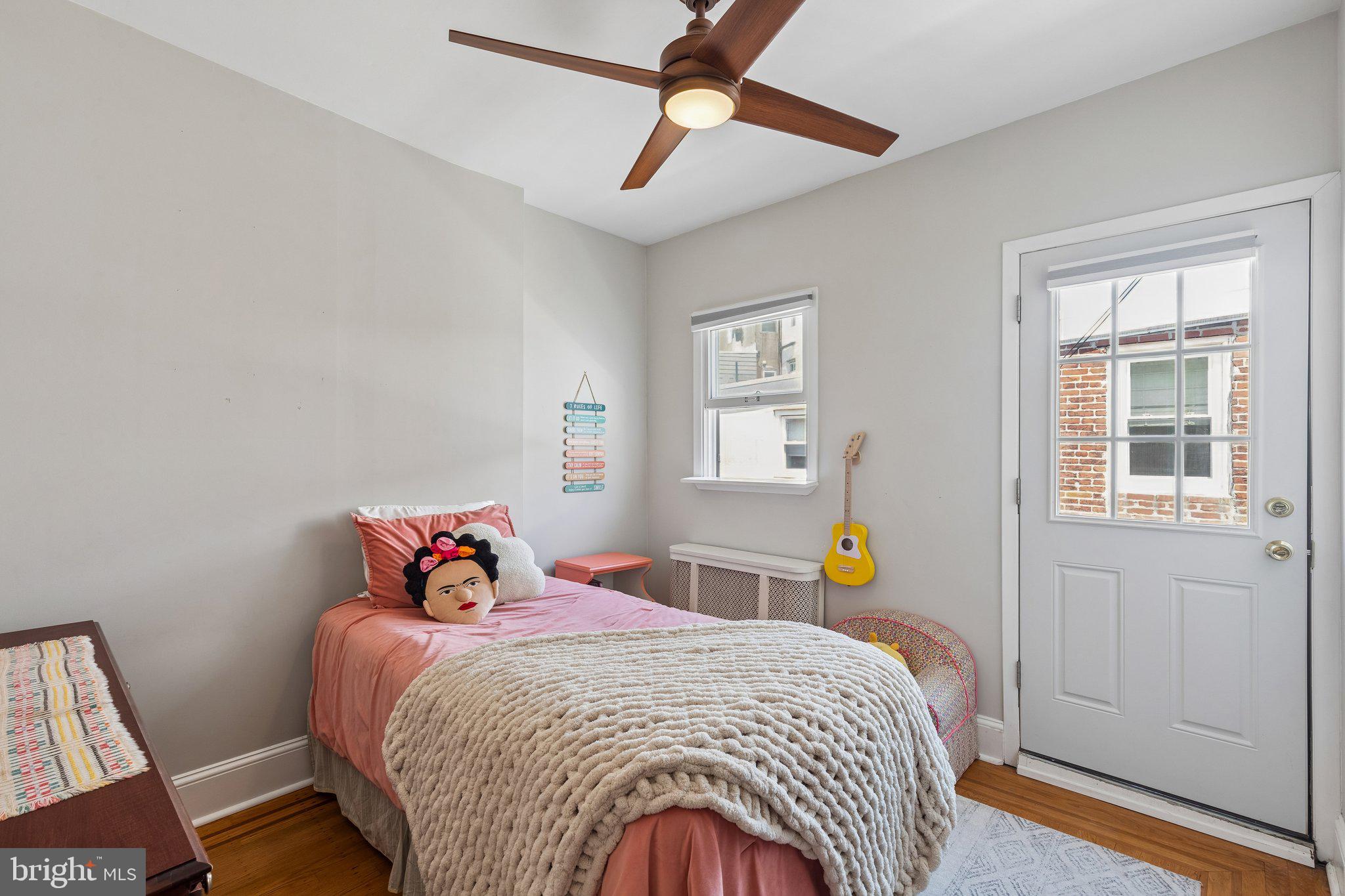 1109 Morris Street Philadelphia, PA 19148 - Photo 29 of 32 2nd Floor Back Bedroom with Deck
