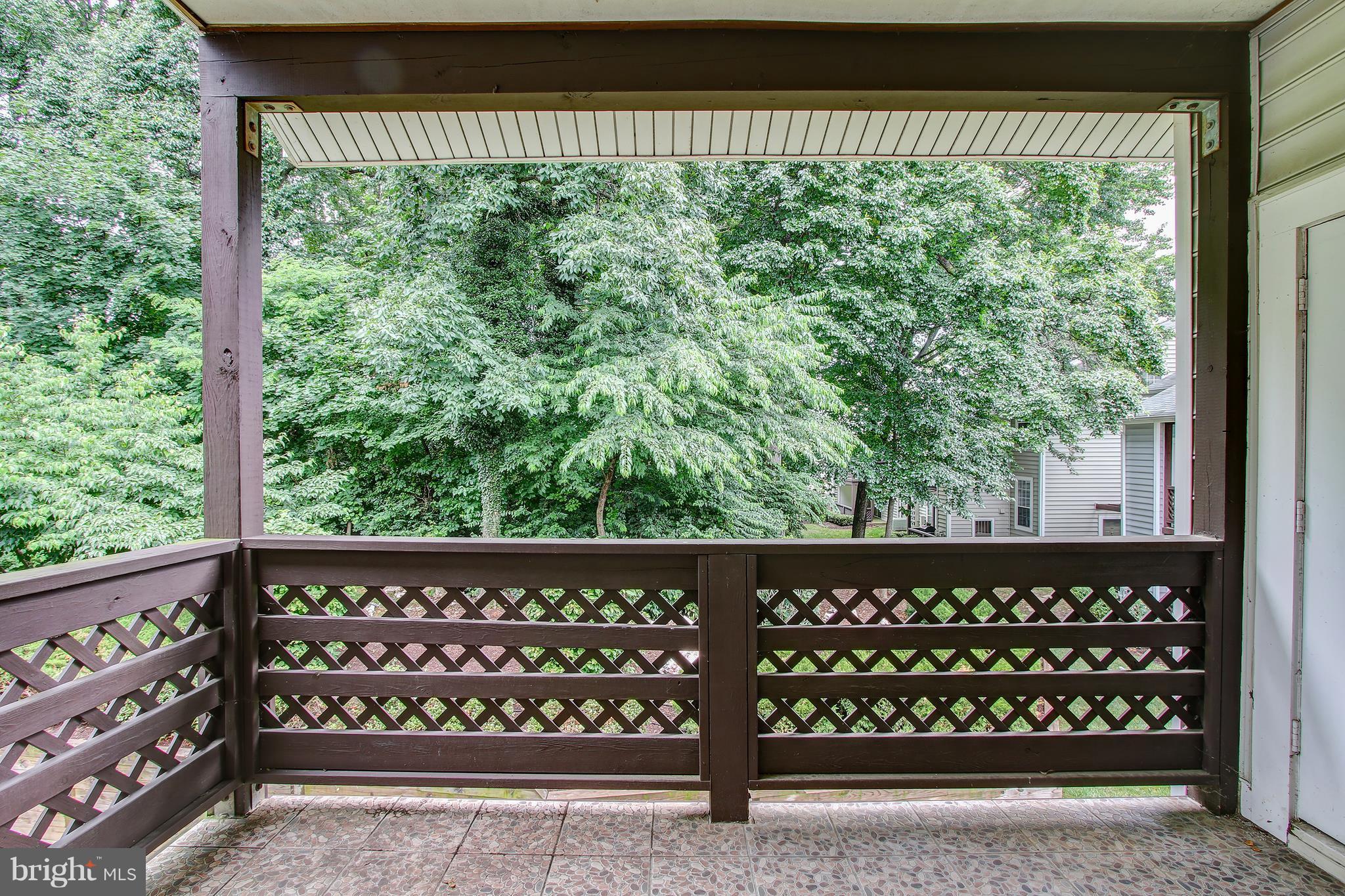 10188 Oakton Terrace Road, Unit 10188 Oakton, VA 22124 - Photo 17 of 30 Mosaic-Tiled Balcony