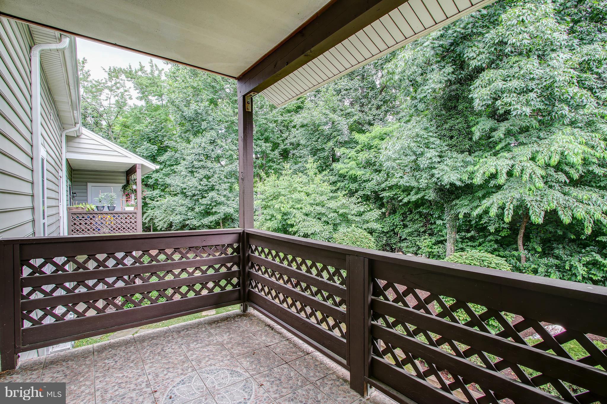 10188 Oakton Terrace Road, Unit 10188 Oakton, VA 22124 - Photo 18 of 30 Balcony with View of Trees