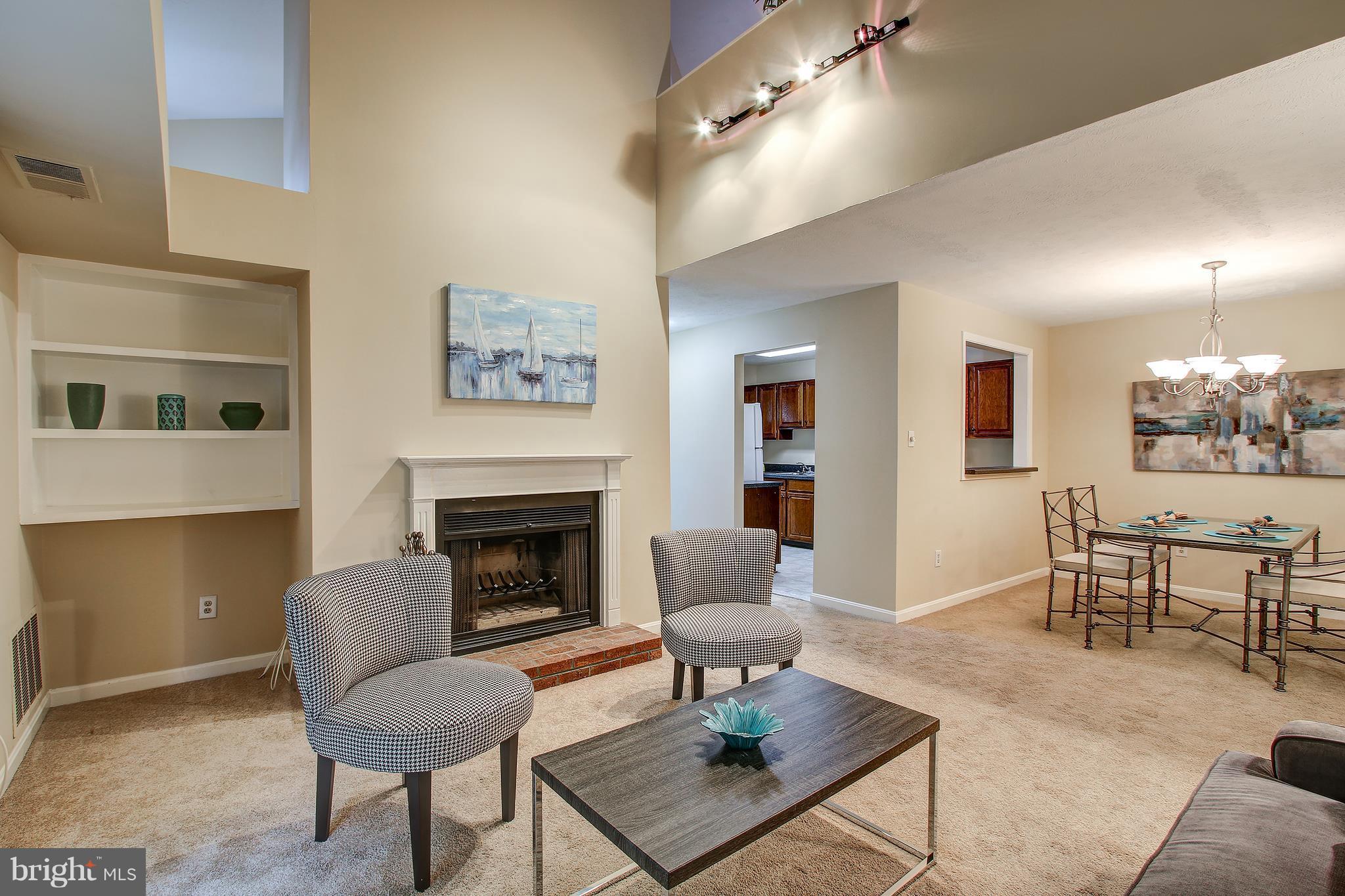 10188 Oakton Terrace Road, Unit 10188 Oakton, VA 22124 - Photo 7 of 30 Open Living Room/Dining Room
