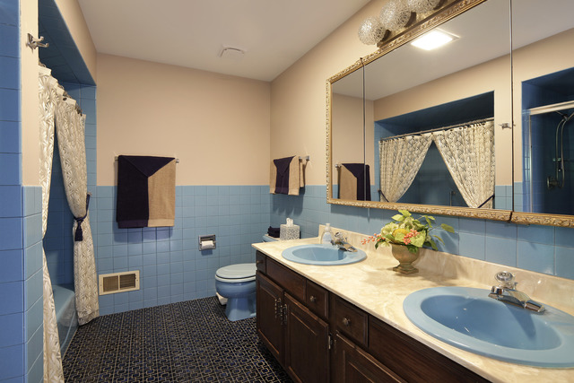 3915 Rugen Road Glenview, IL 60025 - Photo 7 of 11 a bathroom with a sink vanity granite and toilet